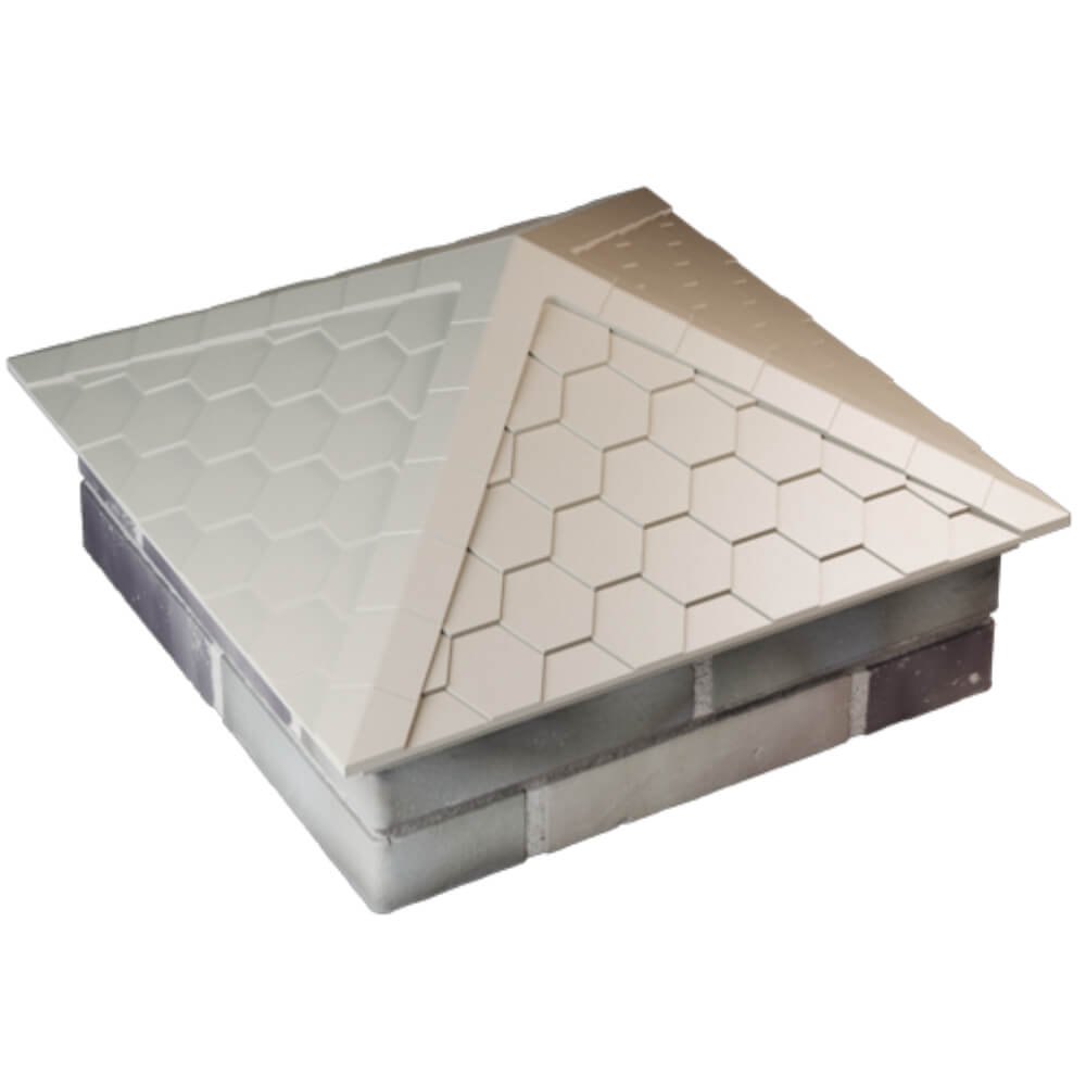 Колпак Zking Эверест Бежевый на столб 2х2 кирпича (535х535мм) Барабинск фото