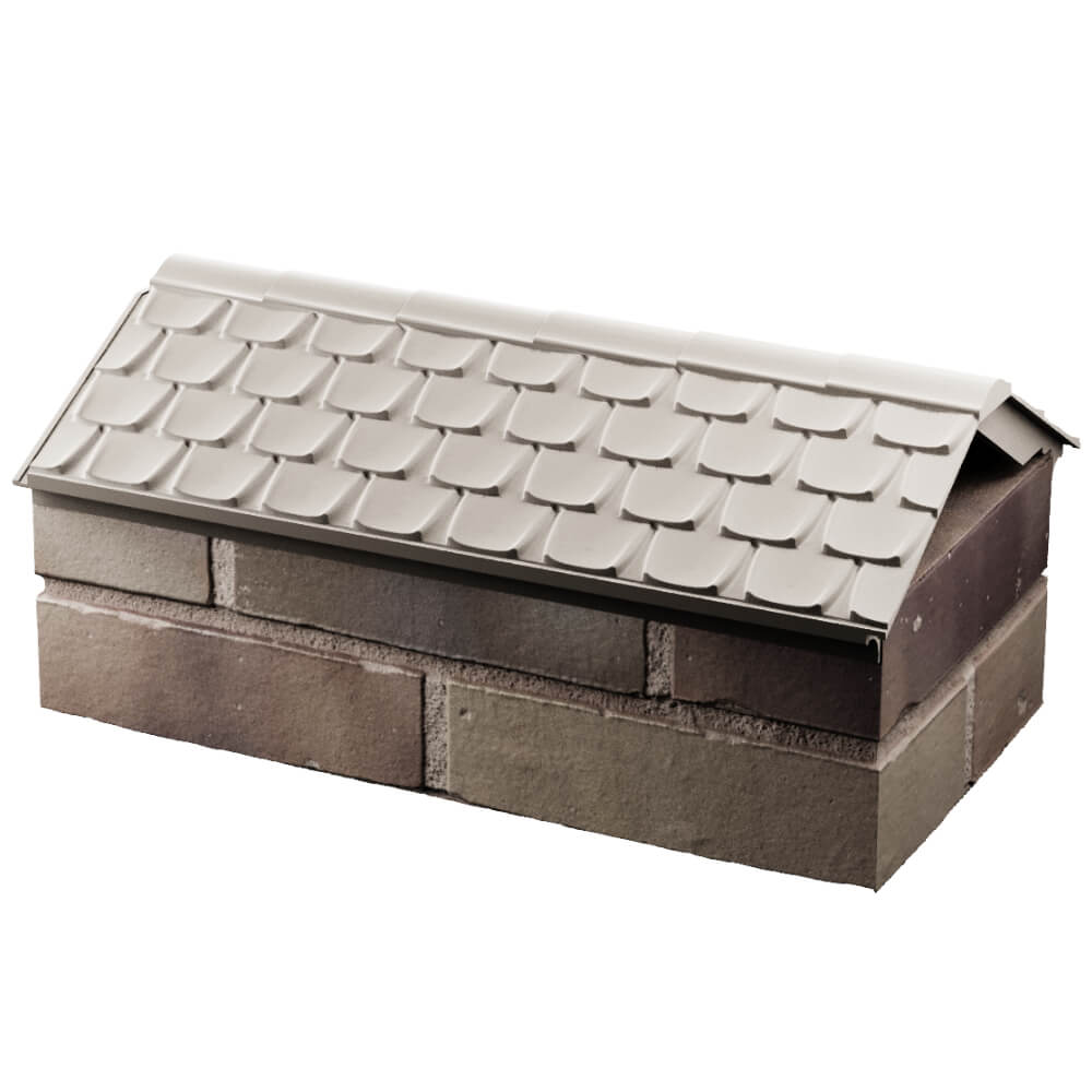 Парапет Zking Эльбрус Бежевый с посадкой на 1 кирпич (255мм) в Барабинске фото