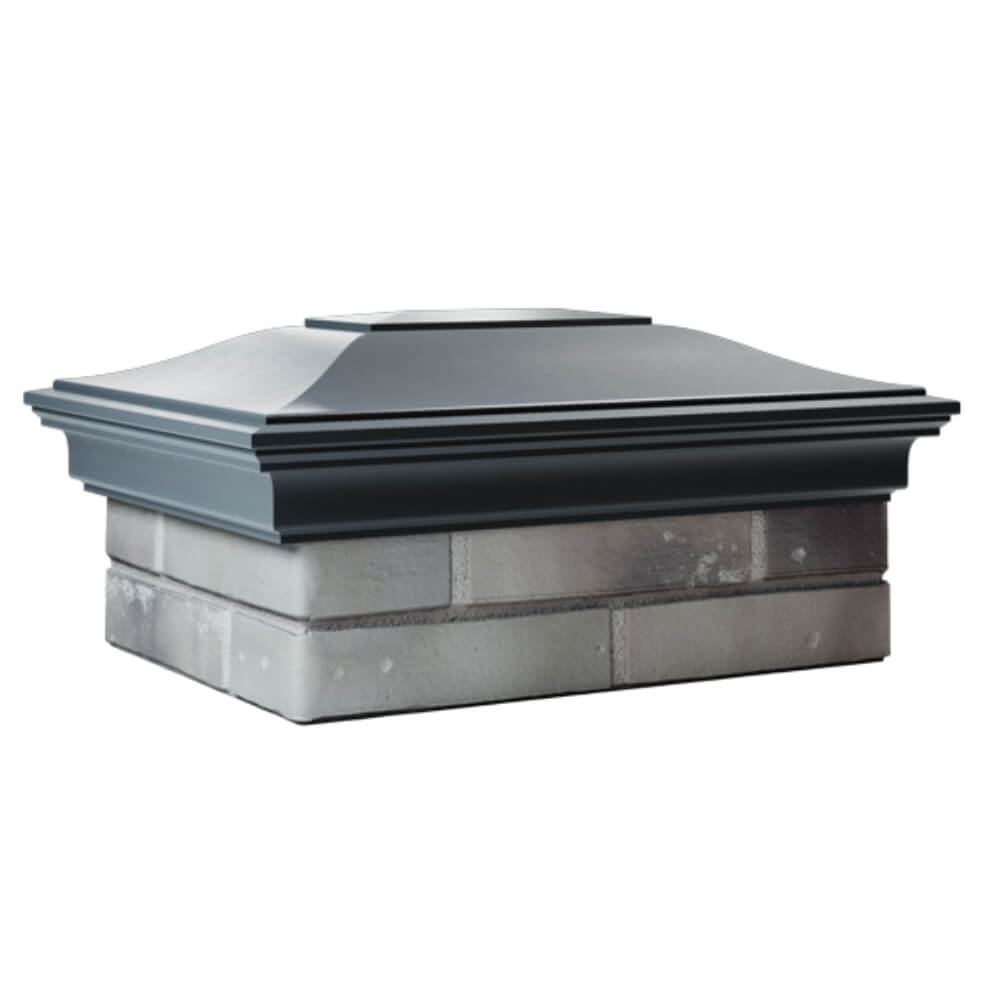 Колпак Zking Монблан Серый на столб 2х1.5 кирпича (515х385мм) в Барабинске фото