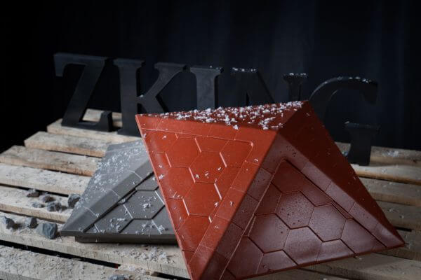 Колпак Zking Эверест Красный на столб 1.5х1.5 кирпича (390х390мм) в Барабинске фото