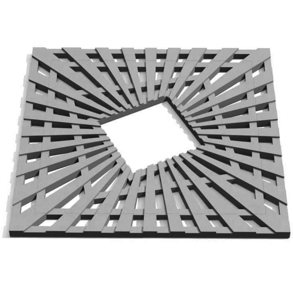 Приствольная решетка для дерева ZKING ATMOSPHERE 1.2х1.2м Серая Барабинск фото