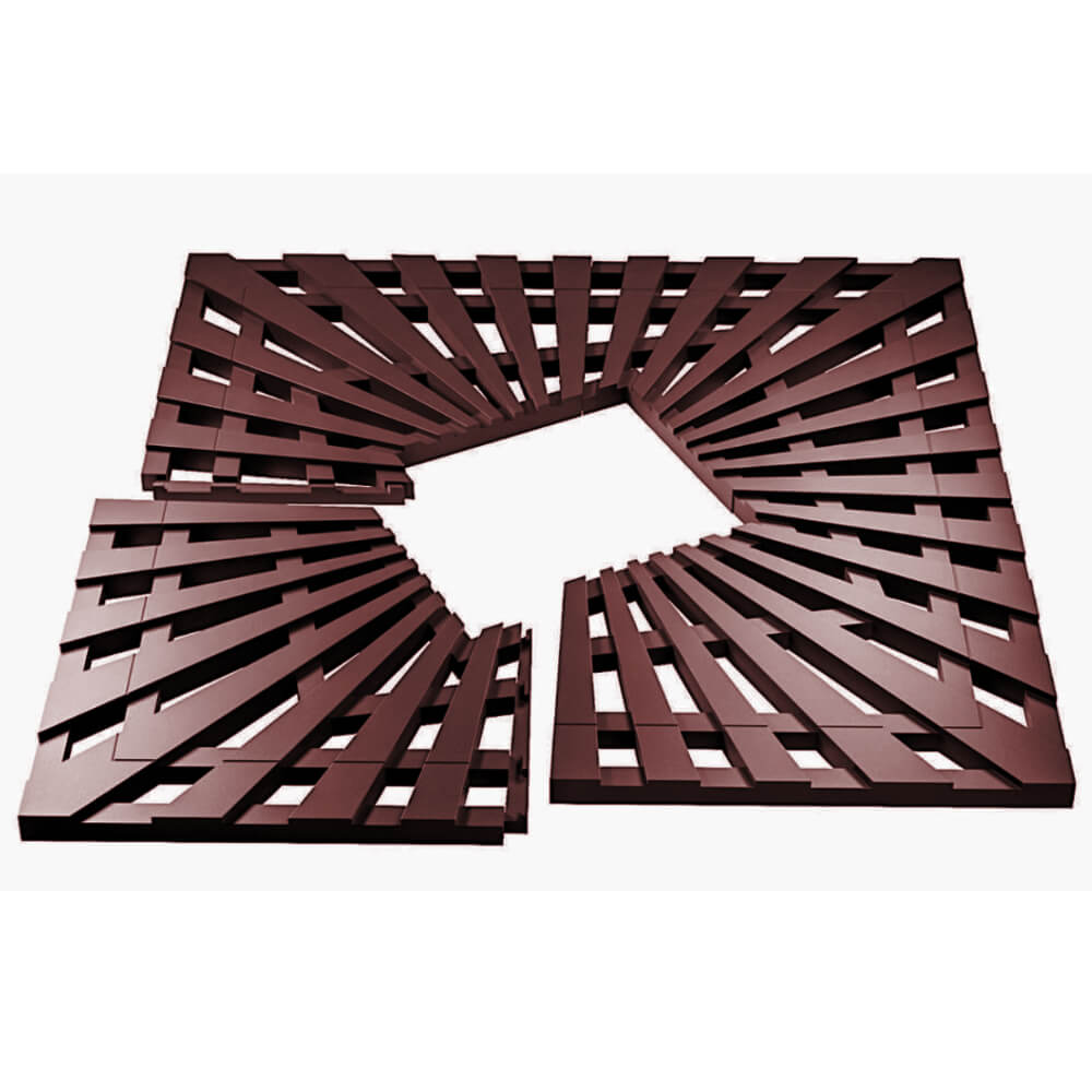 Приствольная решетка для дерева ZKING ATMOSPHERE 1.2х1.2м Коричневая в Барабинске фото