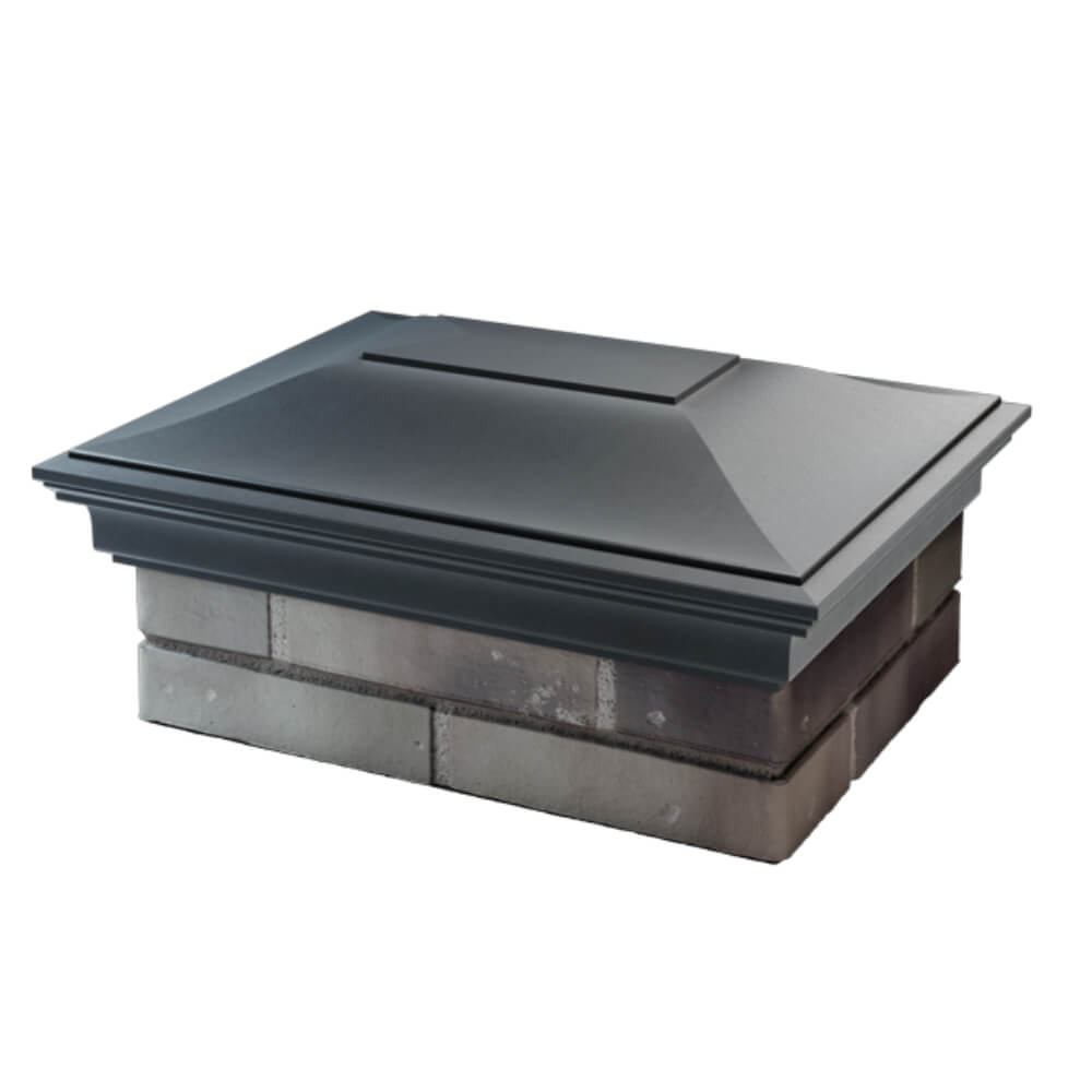 Колпак Zking Монблан Серый на столб 2х1.5 кирпича (515х385мм) в Барабинске фото