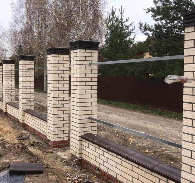 Колпак Zking Бона ХайТек Коричневый на столб 1.5х1.5 кирпича (385х385мм) в Барабинске фото