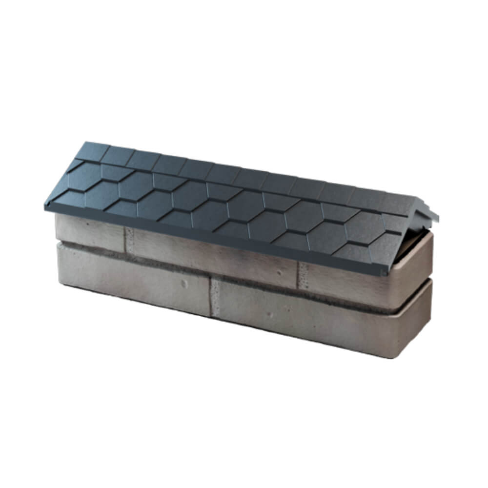 Парапет Zking Эверест Серый с посадкой на 0.5 кирпича (130мм) в Барабинске фото