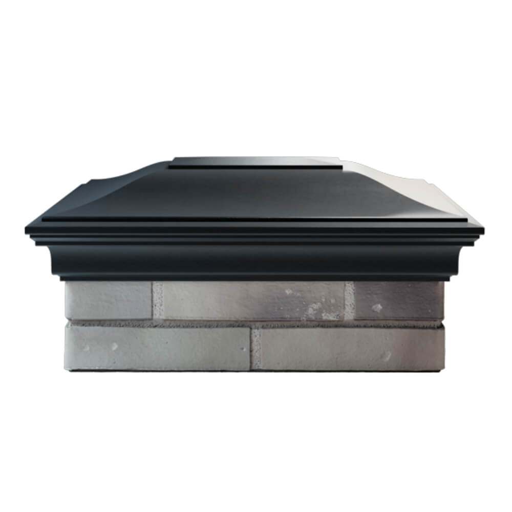 Колпак Zking Монблан Черный на столб 2х1.5 кирпича (515х385мм) в Барабинске фото