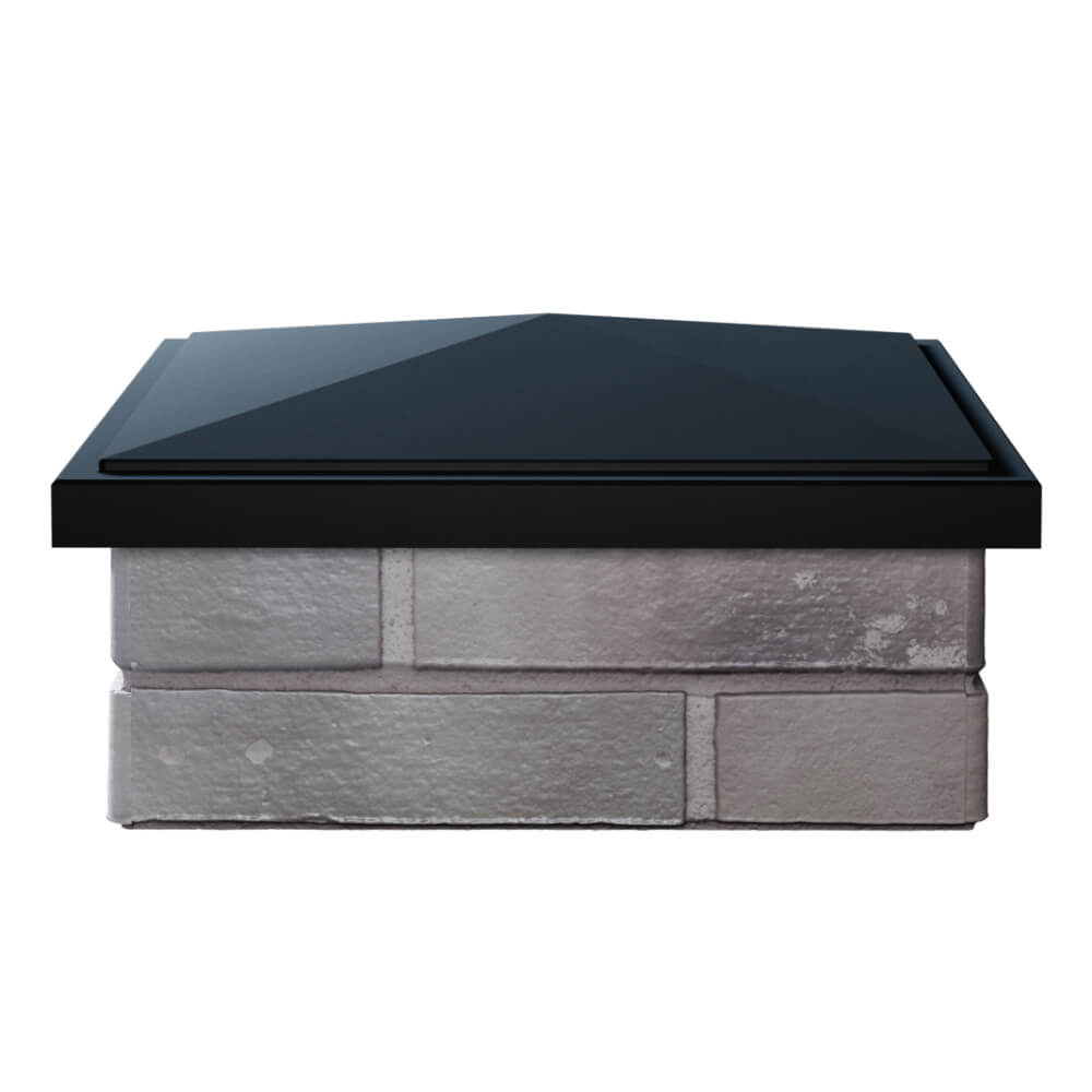 Колпак Zking БонаМоно Черный на столб 1.5х1.5 кирпича (385х385, 400х400мм) Барабинск фото