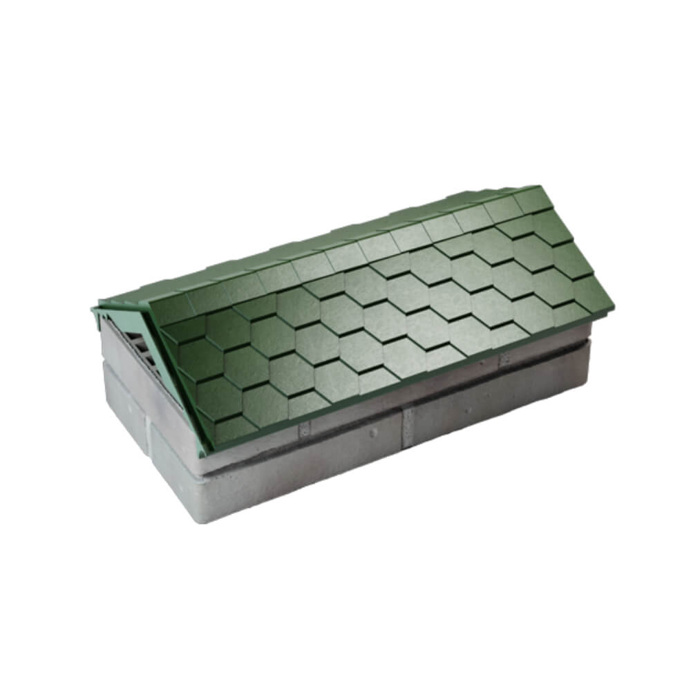 Парапет Zking Эверест Зеленый с посадкой на 1 кирпич (200/225/255мм) в Барабинске фото