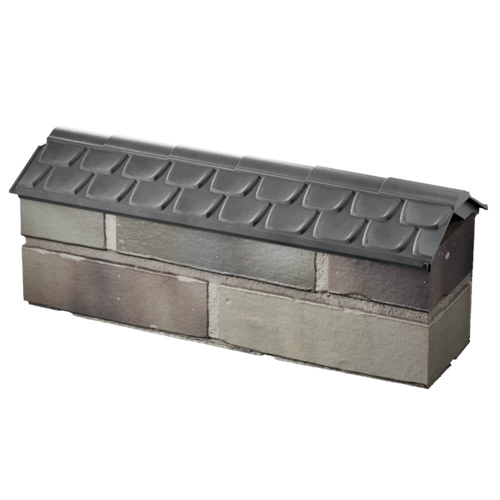 Парапет Zking Эльбрус Серый с посадкой на 0.5 кирпича (130мм) в Барабинске фото