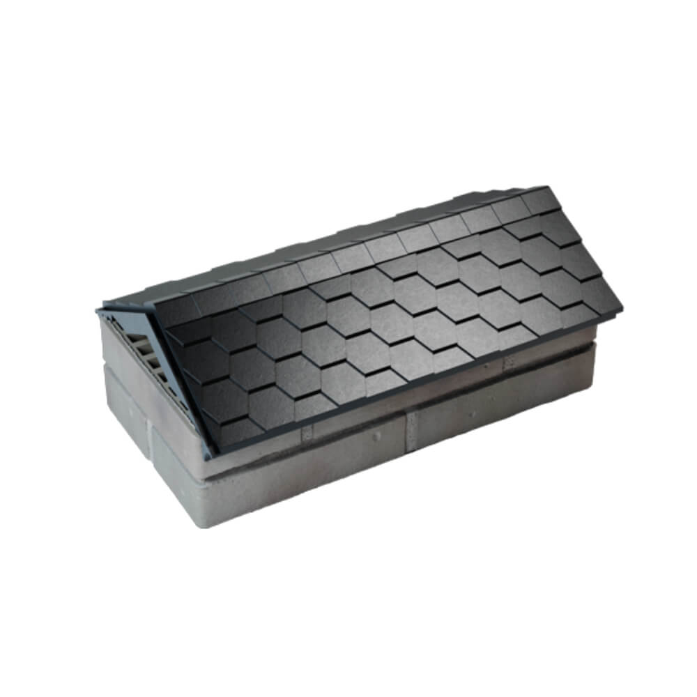 Парапет Zking Эверест Черный с посадкой на 1 кирпич (200/225/255мм) в Барабинске фото