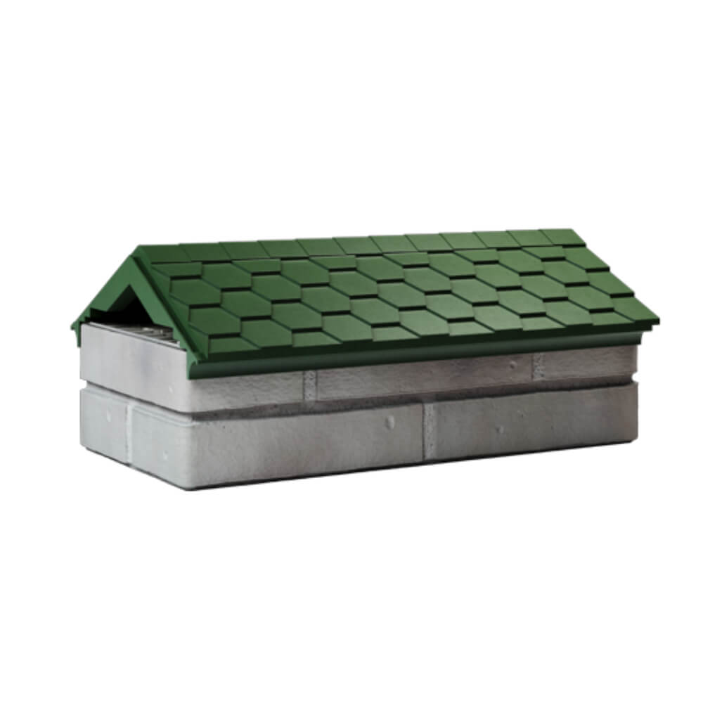 Парапет Zking Эверест Зеленый с посадкой на 1 кирпич (200/225/255мм) Барабинск фото