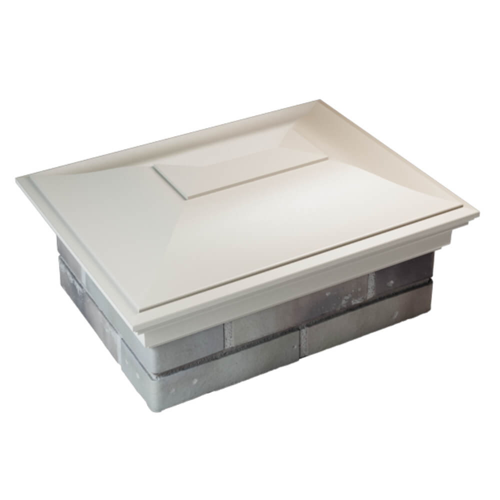 Колпак Zking Монблан Бежевый на столб 2х1.5 кирпича (515х385мм) Барабинск фото