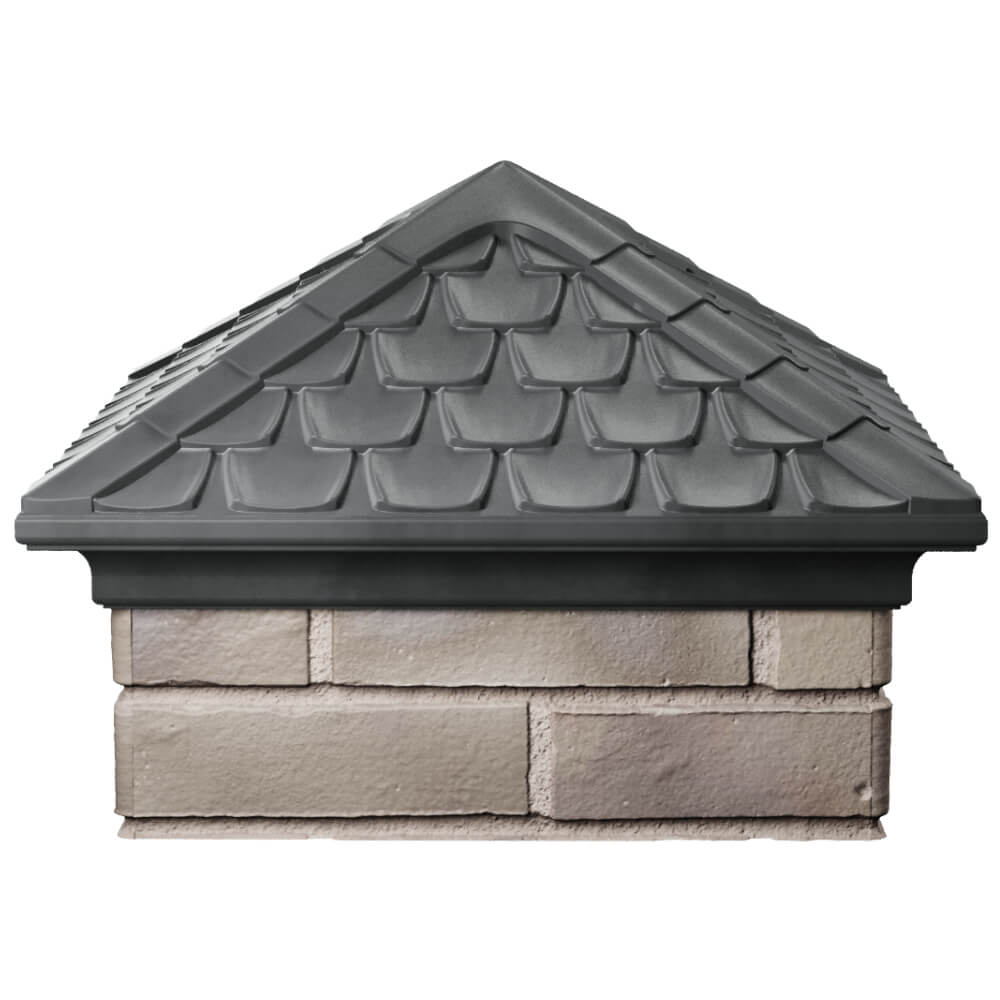 Колпак Zking Эльбрус Серый на столб 1.5х1.5 кирпича (385х385мм) Барабинск фото