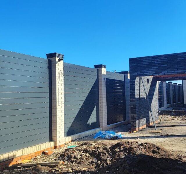 Колпак Zking Бона ХайТек Серый на столб 1.5х1.5 кирпича (385х385мм) в Барабинске фото