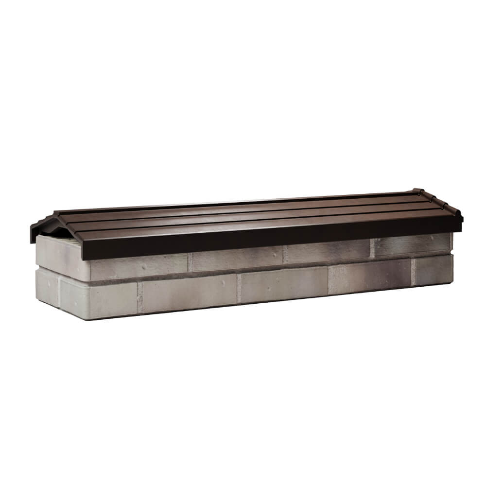 Парапет Zking Бона ХайТек Коричневый посадка на 0.5 кирпича (130мм) Барабинск фото