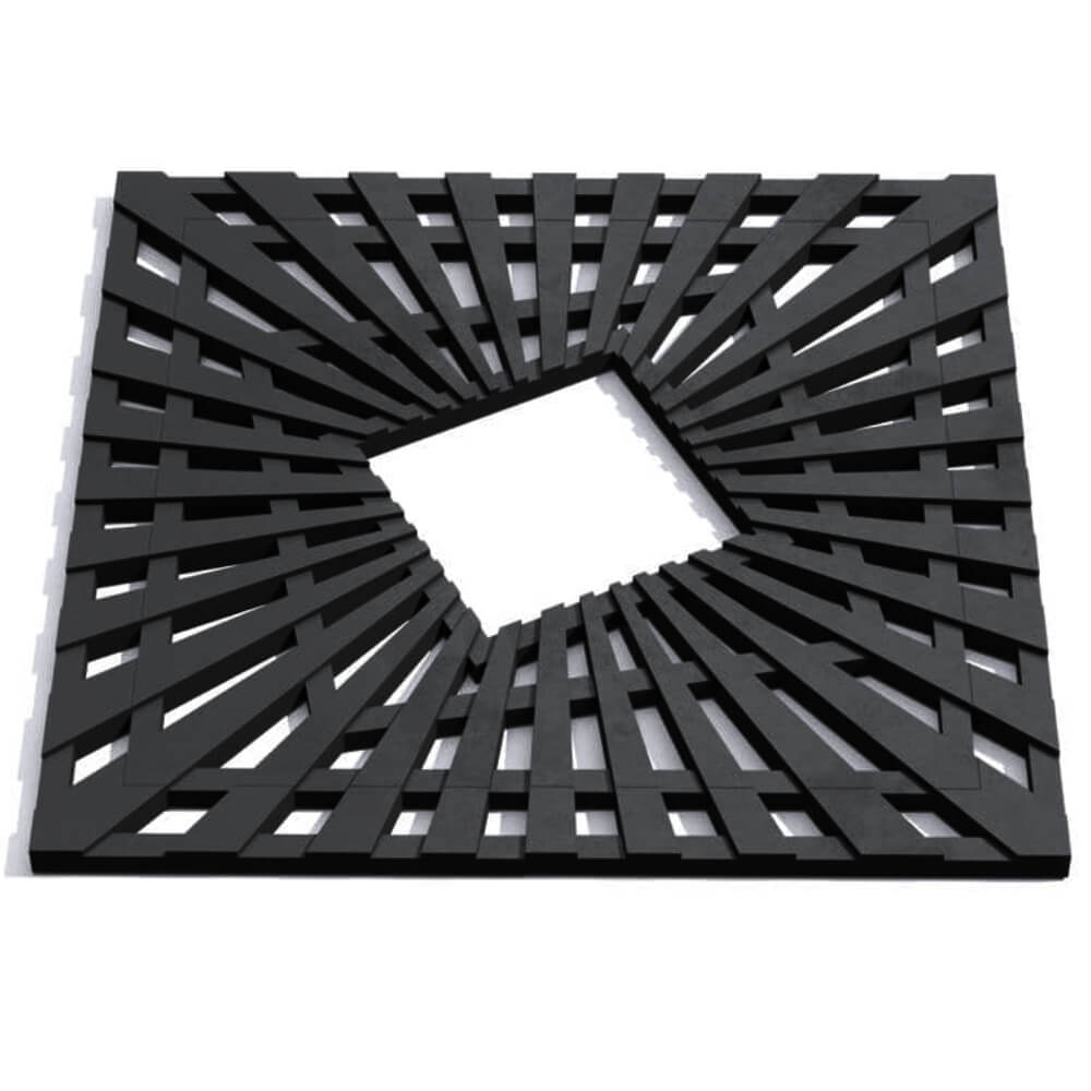 Приствольная решетка для дерева ZKING ATMOSPHERE 1.2х1.2м Черная Барабинск фото