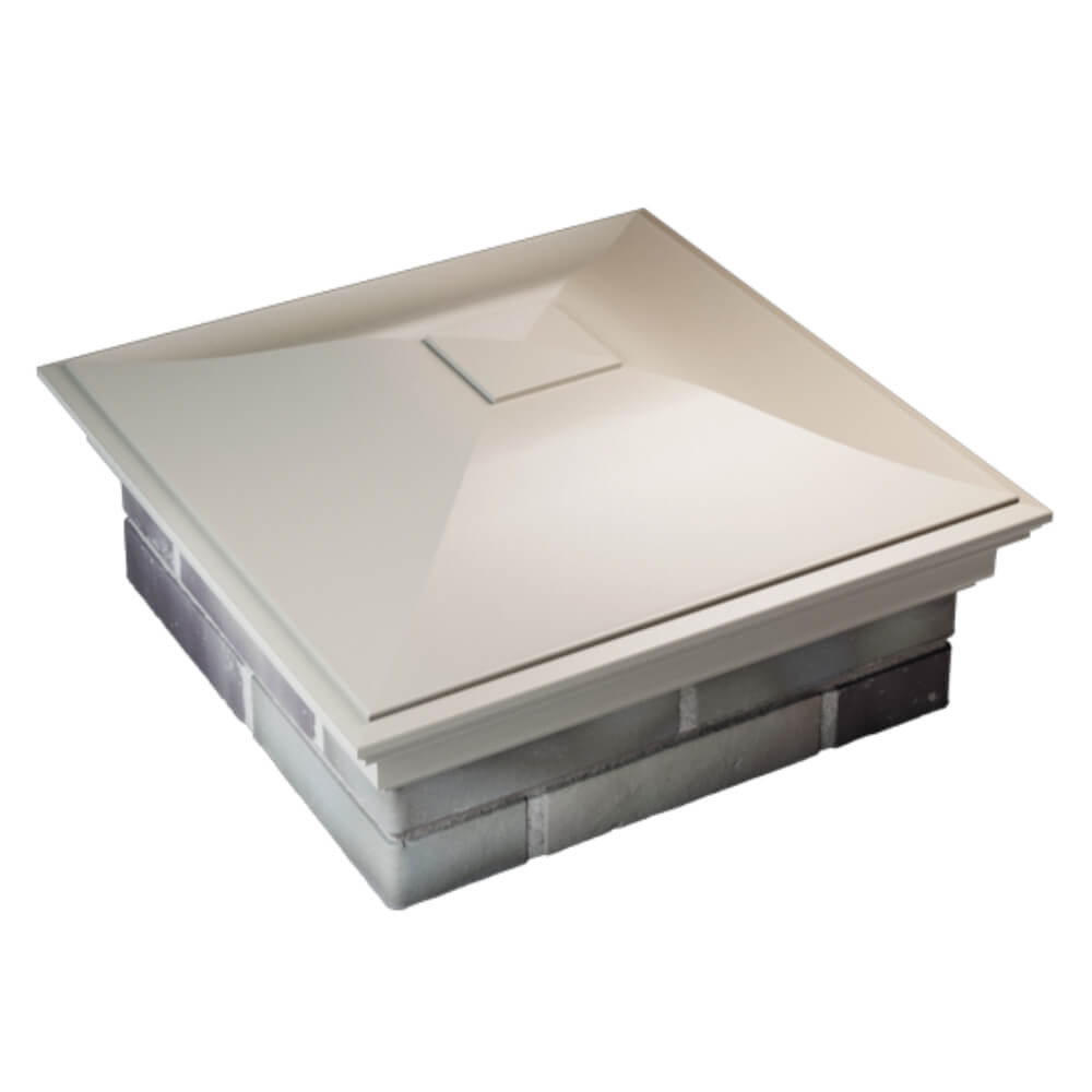 Колпак Zking Монблан Бежевый на столб 2х2 кирпича (515х515мм) Барабинск фото