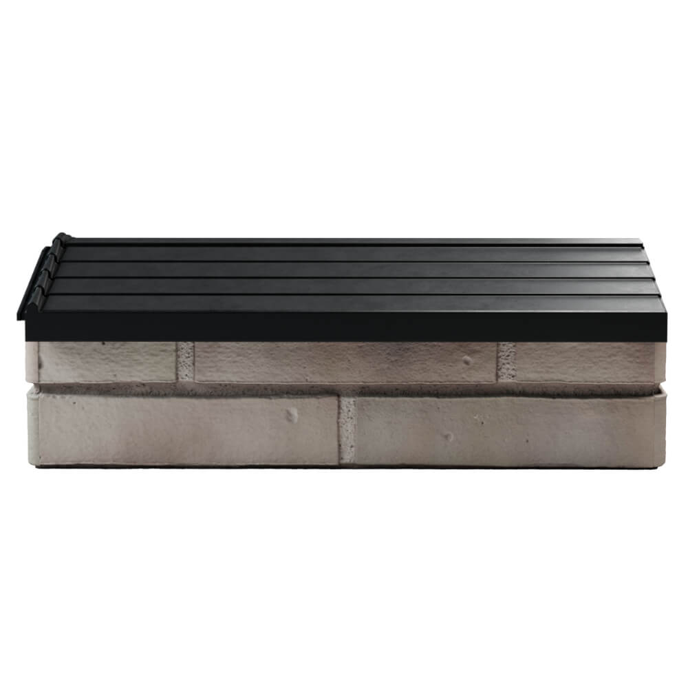 Парапет Zking Бона ХайТек Черный с посадкой на 1 кирпич (200/225/255мм) в Барабинске фото