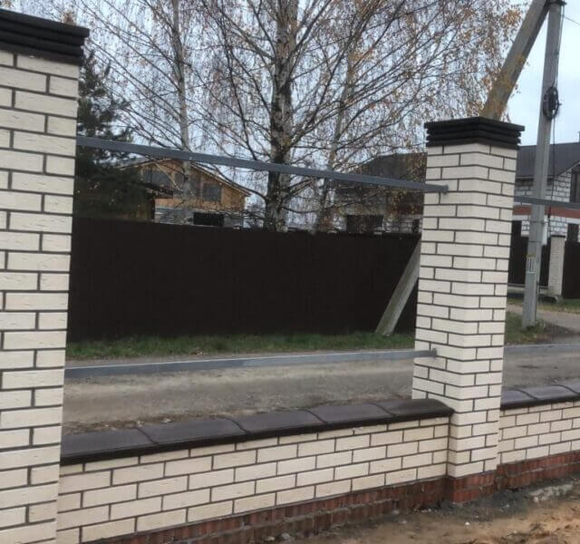 Колпак Zking Бона ХайТек Коричневый на столб 1.5х1.5 кирпича (385х385мм) в Барабинске фото