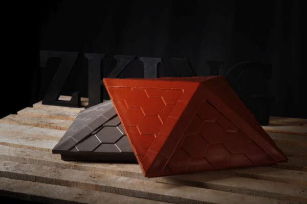 Колпак Zking Эверест Красный на столб 1.5х1.5 кирпича (390х390мм) в Барабинске фото