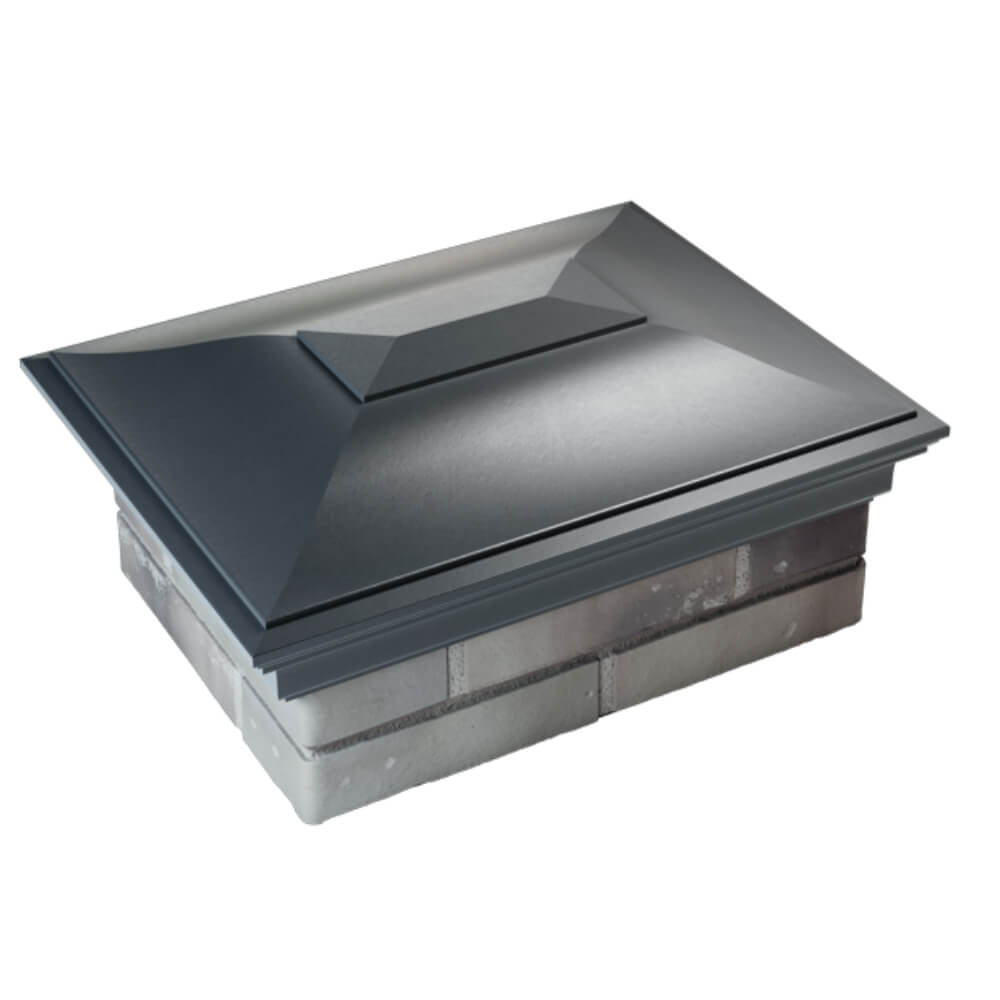 Колпак Zking Монблан Серый на столб 2х1.5 кирпича (515х385мм) Барабинск фото