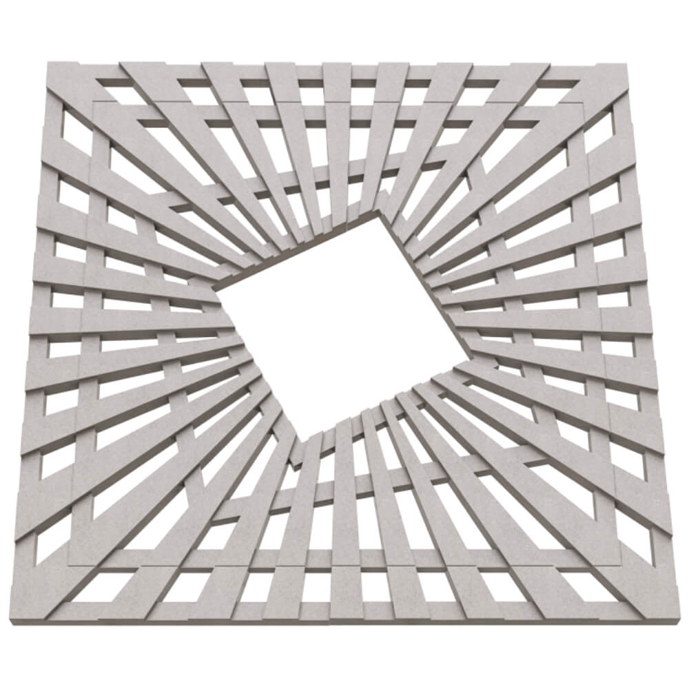 Приствольная решетка для дерева ZKING ATMOSPHERE 1.2х1.2м Бежевая в Барабинске фото