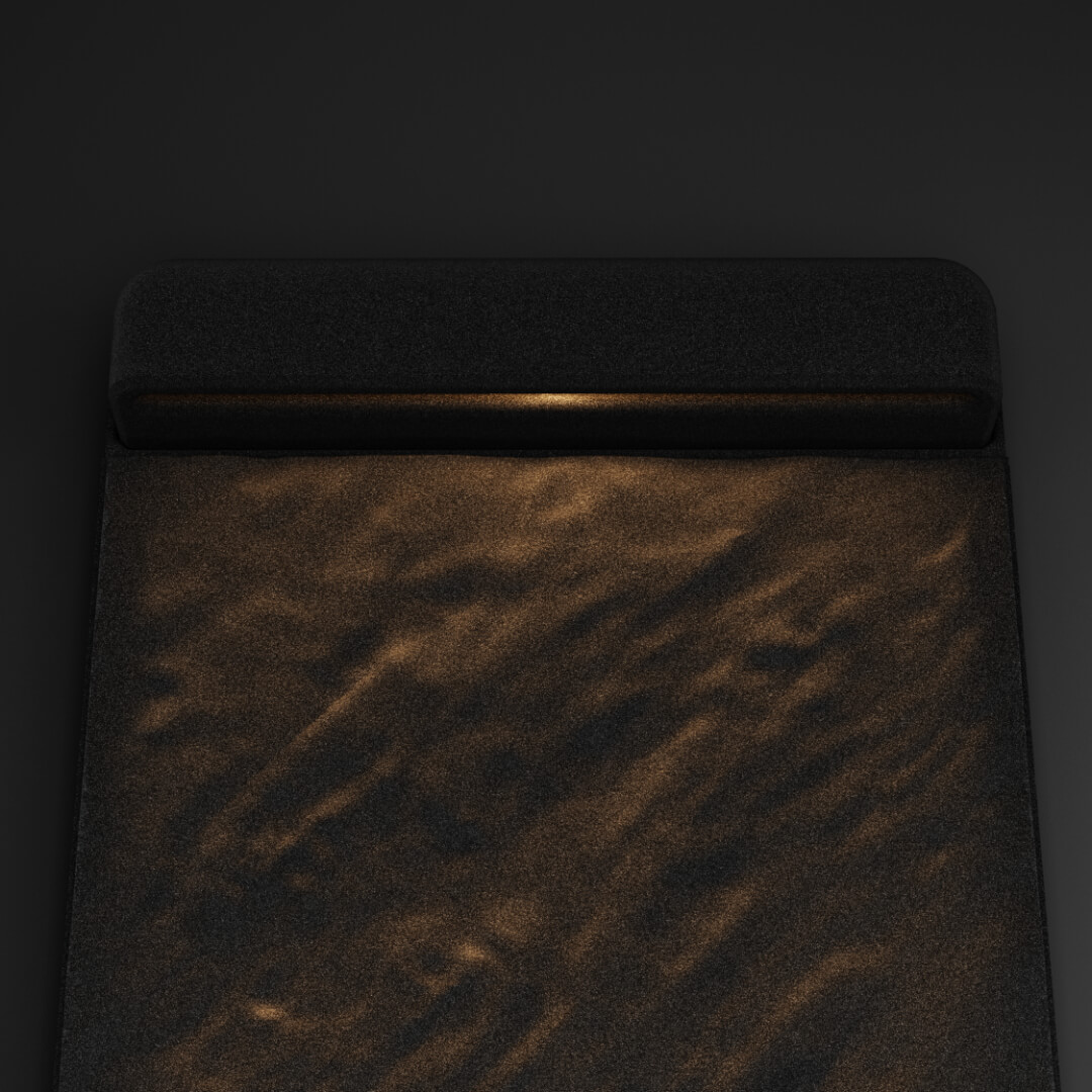 LED Светильник для шаговой плиты STONE Черный Сланец 330х75х98мм в Барабинске фото