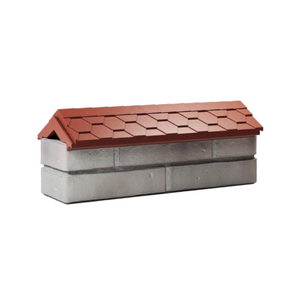 Парапет Zking Эверест Красный с посадкой на 0.5 кирпича (130мм) Барабинск фото