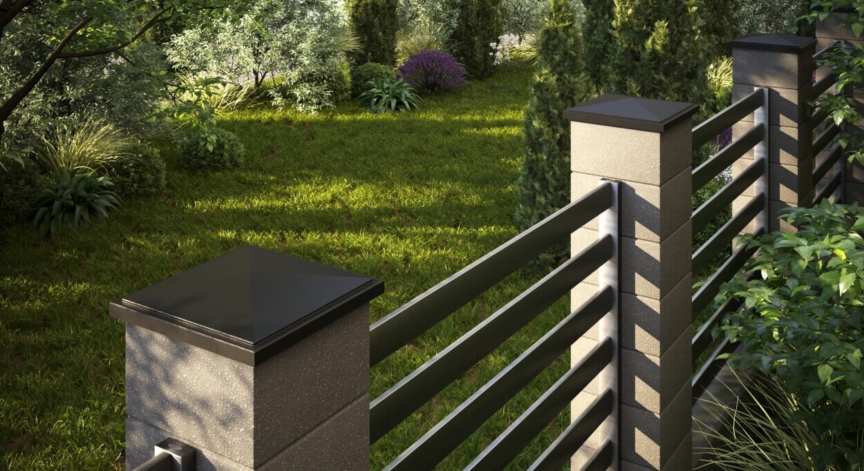 Колпак Zking БонаМоно Коричневый на столб 1.5х1.5 кирпича (385х385, 400х400мм) в Барабинске фото