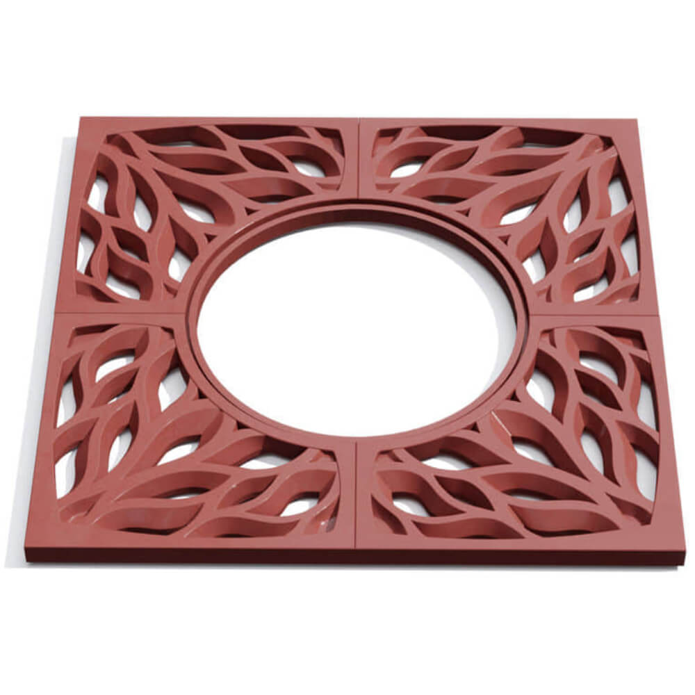 Приствольная решетка для дерева ZKING CRUST 1.2х1.2м Красная Барабинск фото