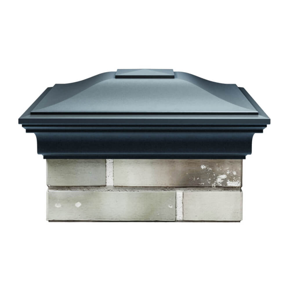 Колпак Zking Монблан Серый на столб 1.5х1.5 еврокирпича 0.7НФ (355х355мм) Барабинск фото