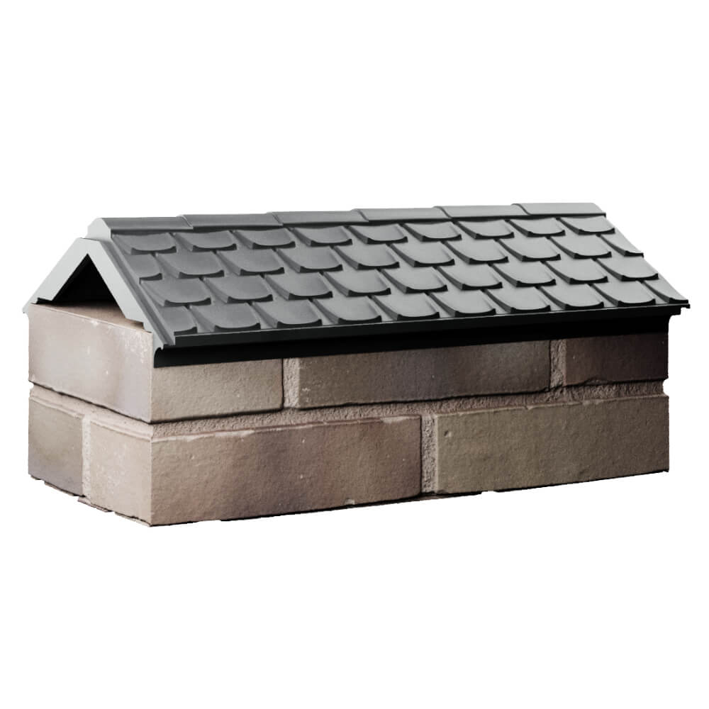 Парапет Zking Эльбрус Серый с посадкой на 1 кирпич (255мм) Барабинск фото