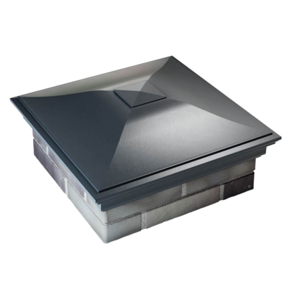 Колпак Zking Монблан Серый на столб 2х2 кирпича (515х515мм) Барабинск фото