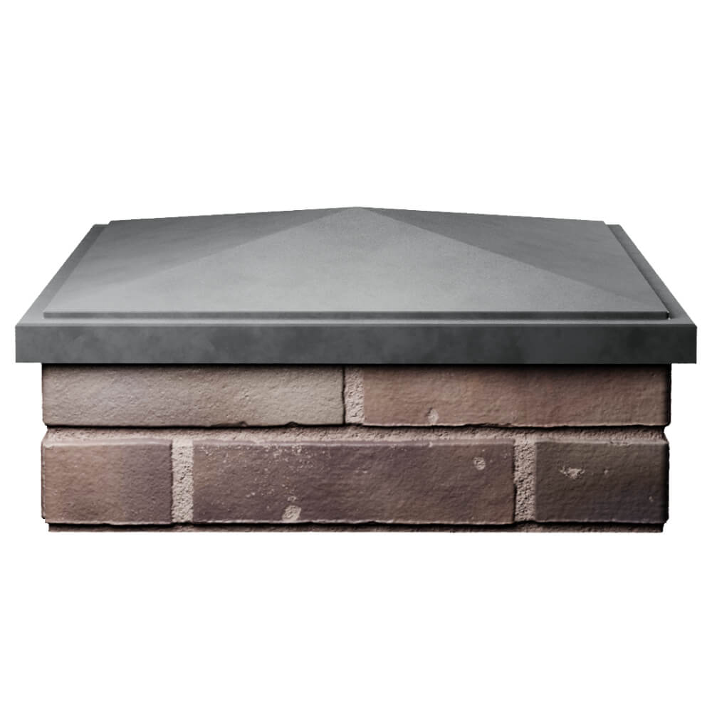 Колпак Zking БонаМоно Серый на столб 2х2 кирпича (515х515, 530х530мм) Барабинск фото