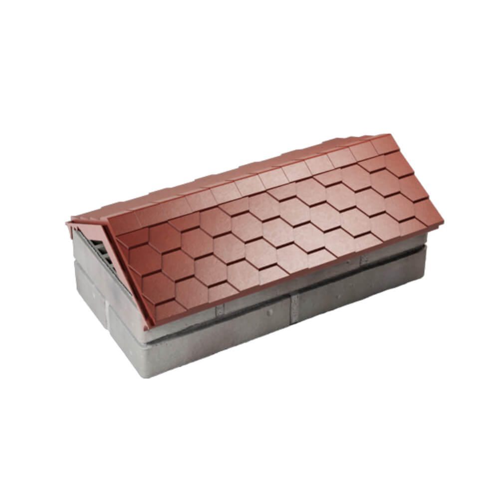 Парапет Zking Эверест Красный с посадкой на 1 кирпич (200/225/255мм) в Барабинске фото