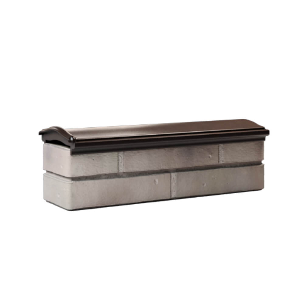 Парапет Zking Монблан Коричневый посадка на 0.5 кирпича (130мм) Барабинск фото