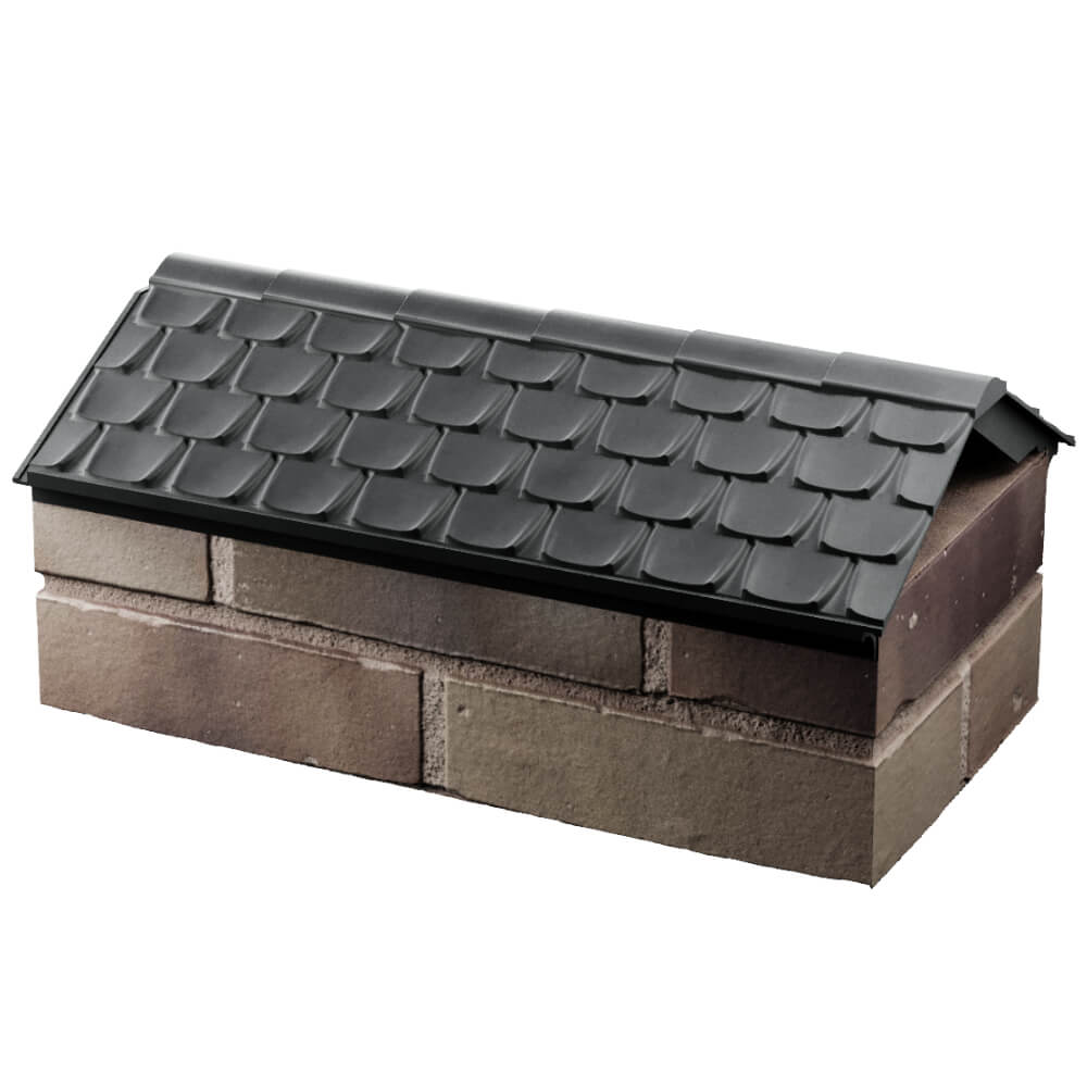 Парапет Zking Эльбрус Серый с посадкой на 1 кирпич (255мм) в Барабинске фото