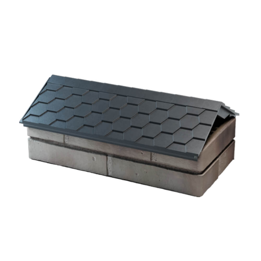 Парапет Zking Эверест Серый с посадкой на 1 кирпич (200/225/255мм) в Барабинске фото