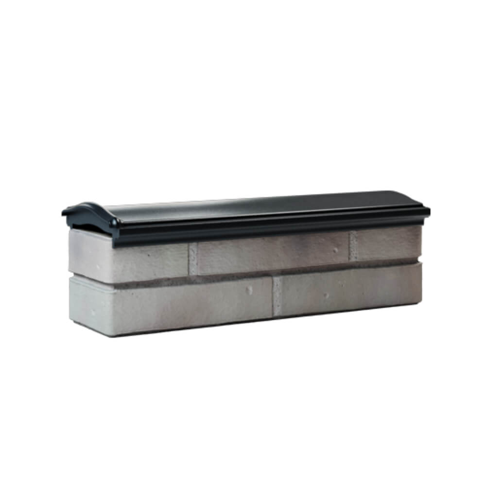 Парапет Zking Монблан Черный посадка на 0.5 кирпича (130мм) Барабинск фото