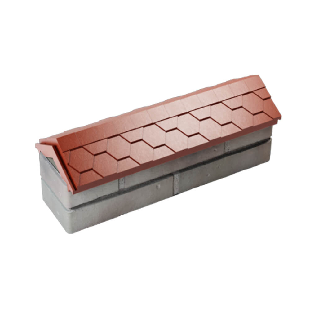 Парапет Zking Эверест Красный с посадкой на 0.5 кирпича (130мм) в Барабинске фото