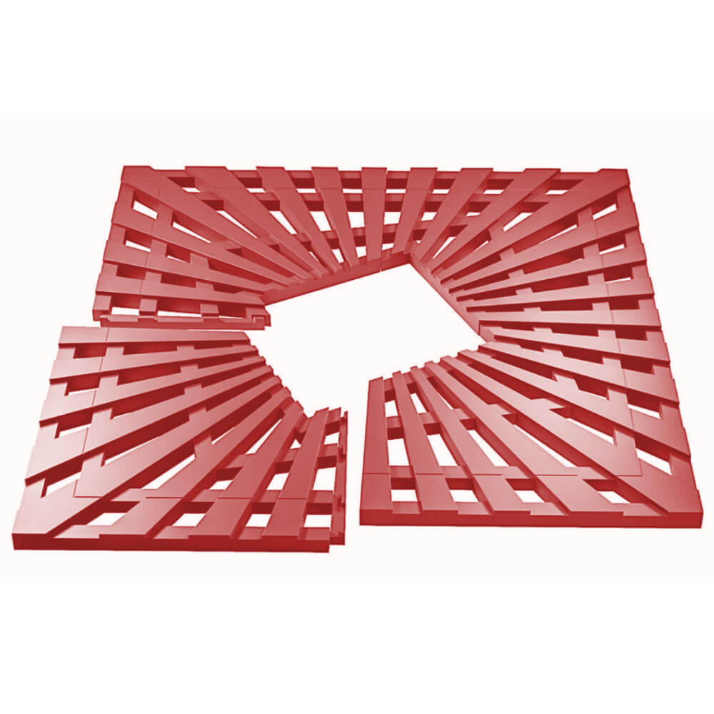 Приствольная решетка для дерева ZKING ATMOSPHERE 1.2х1.2м Красная в Барабинске фото