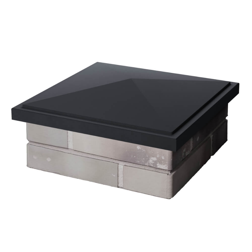 Колпак Zking БонаМоно Серый на столб 1.5х1.5 кирпича (385х385, 400х400мм) в Барабинске фото