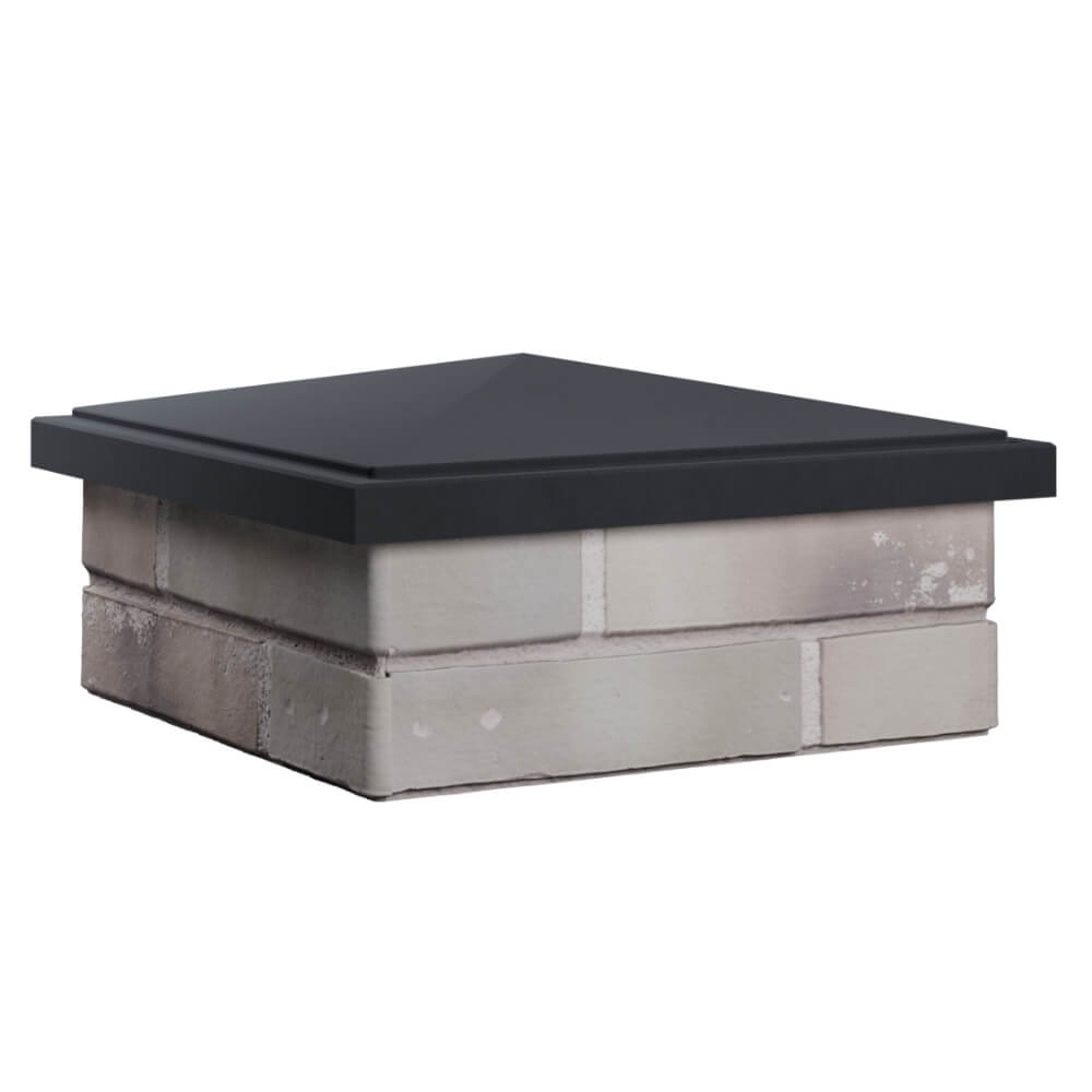 Колпак Zking БонаМоно Серый на столб 1.5х1.5 кирпича (385х385, 400х400мм) в Барабинске фото