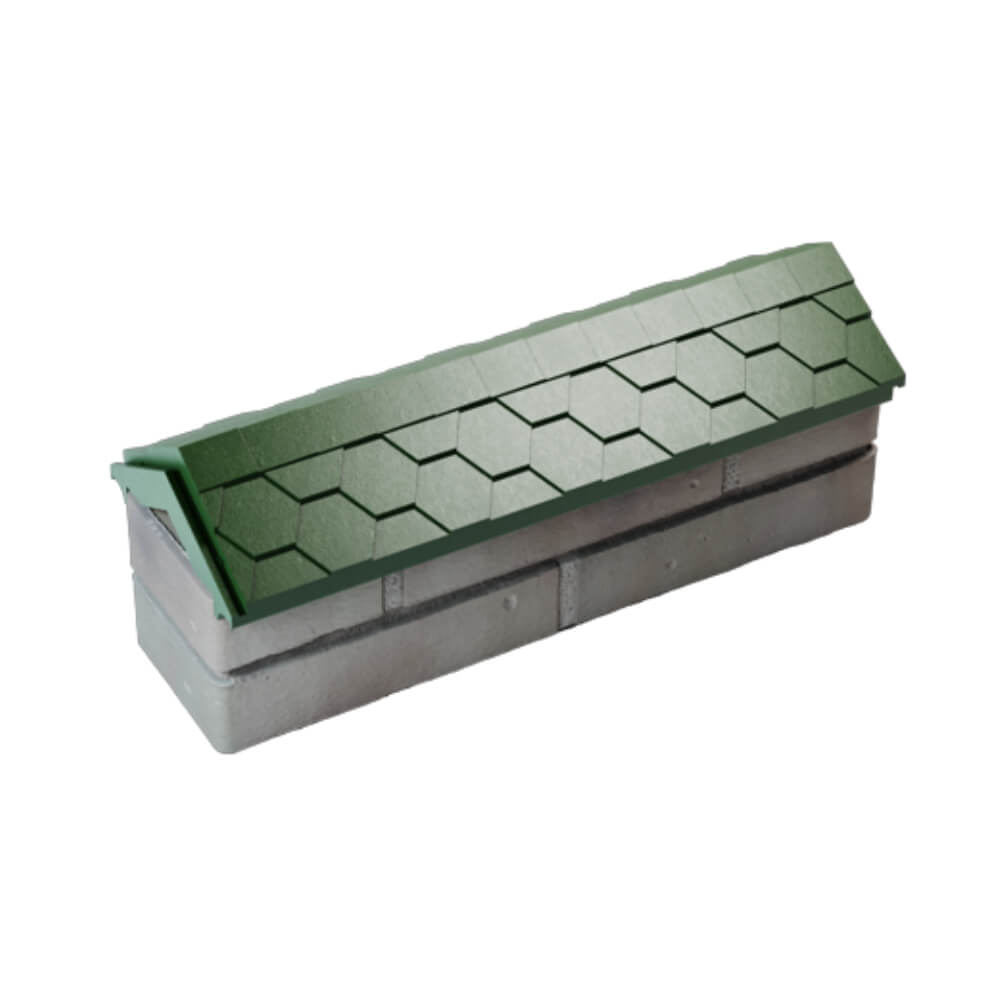 Парапет Zking Эверест Зеленый с посадкой на 0.5 кирпича (130мм) в Барабинске фото