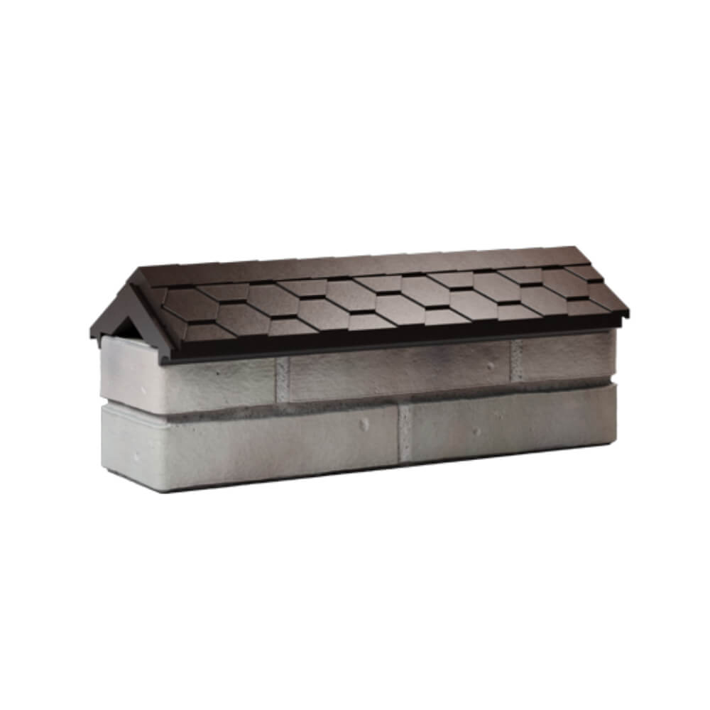 Парапет Zking Эверест Коричневый с посадкой на 0.5 кирпича (130мм) Барабинск фото