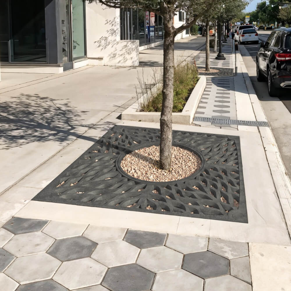 Приствольная решетка для дерева ZKING CRUST 2х2м Черная в Барабинске фото