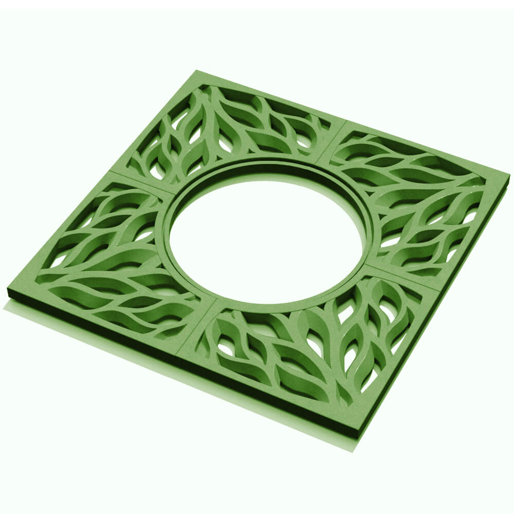 Приствольная решетка для дерева ZKING CRUST 1.2х1.2м Зеленая в Барабинске фото