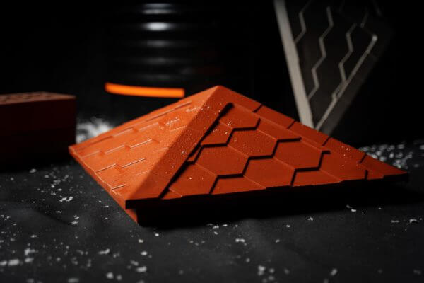 Колпак Zking Эверест Красный на столб 1.5х1.5 кирпича (390х390мм) в Барабинске фото