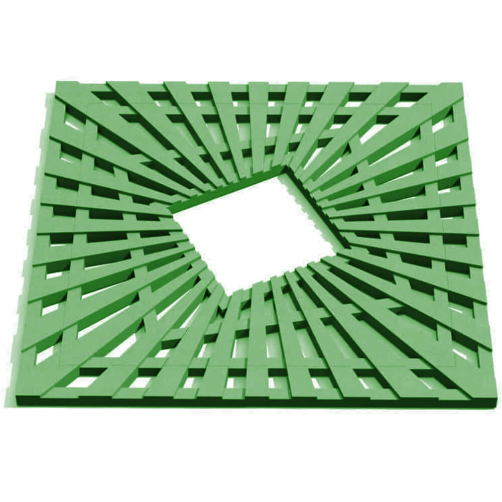 Приствольная решетка для дерева ZKING ATMOSPHERE 1.2х1.2м Зеленая Барабинск фото