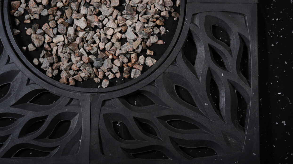 Приствольная решетка для дерева ZKING CRUST 1.2х1.2м Черная в Барабинске фото